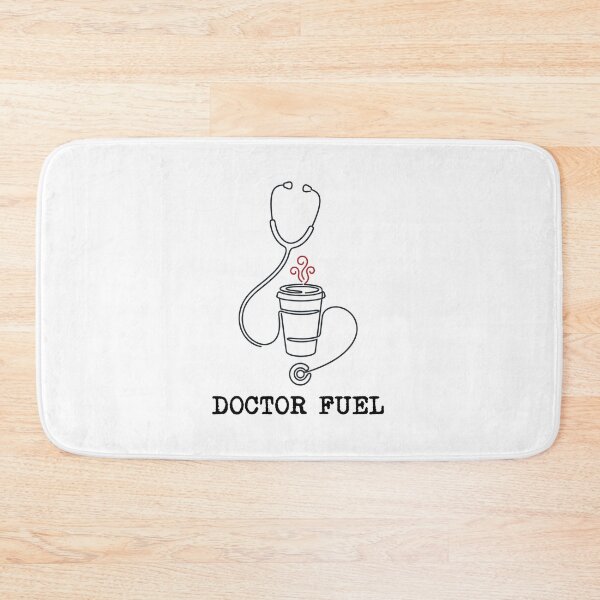 Item preview, Funny Doctor Fuel Coffee Stethoscope Registered Physician Gift T-Shirt designed and sold by Osmose-Studio ⭐⭐⭐⭐⭐.