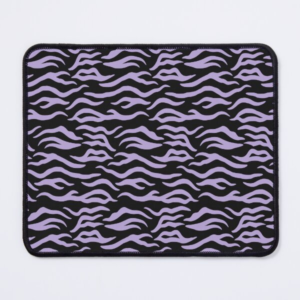 Item preview, Black and Lilac tiger print designed and sold by pattern-archive.