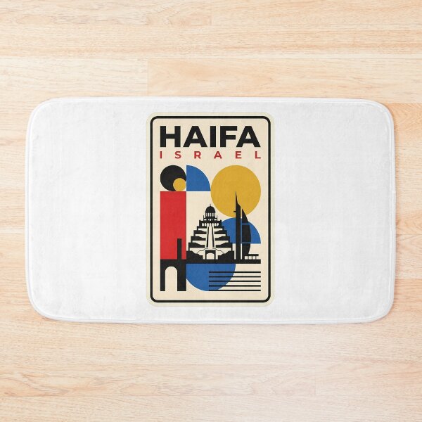 Item preview, Haifa Israel Geometric Mid Century Modern Travel designed and sold by k3rstman1.