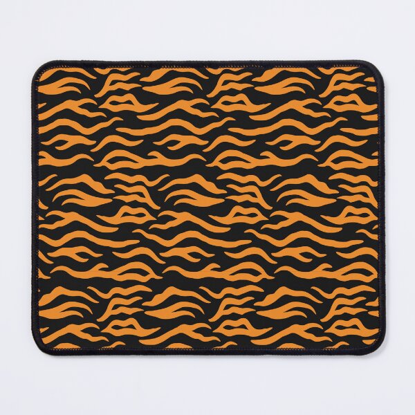 Item preview, Black and Orange tiger print designed and sold by pattern-archive.