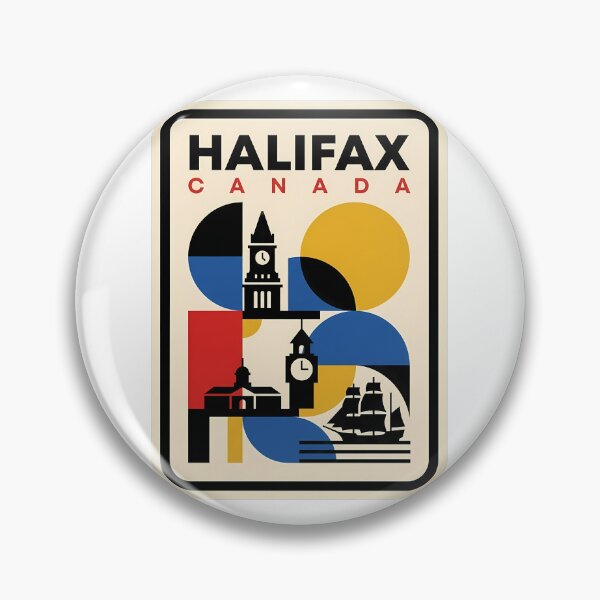 Item preview, Retro Halifax Canada Town Clock Nautical Design designed and sold by k3rstman1.