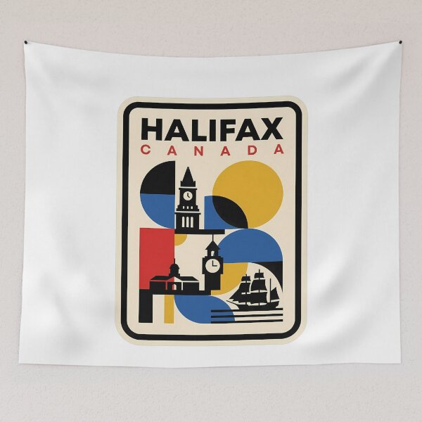 Item preview, Retro Halifax Canada Town Clock Nautical Design designed and sold by k3rstman1.