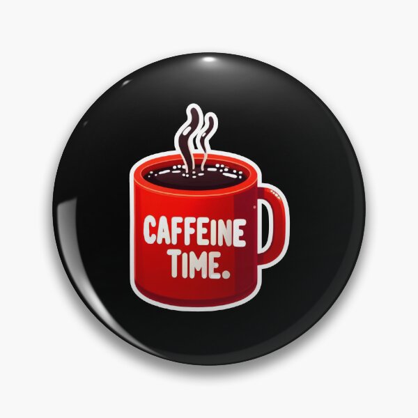 Item preview, Caffeine Time Coffee Mug designed and sold by Khadigadesings.