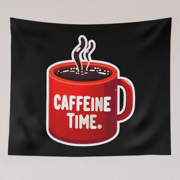 Item preview, Caffeine Time Coffee Mug designed and sold by Khadigadesings.