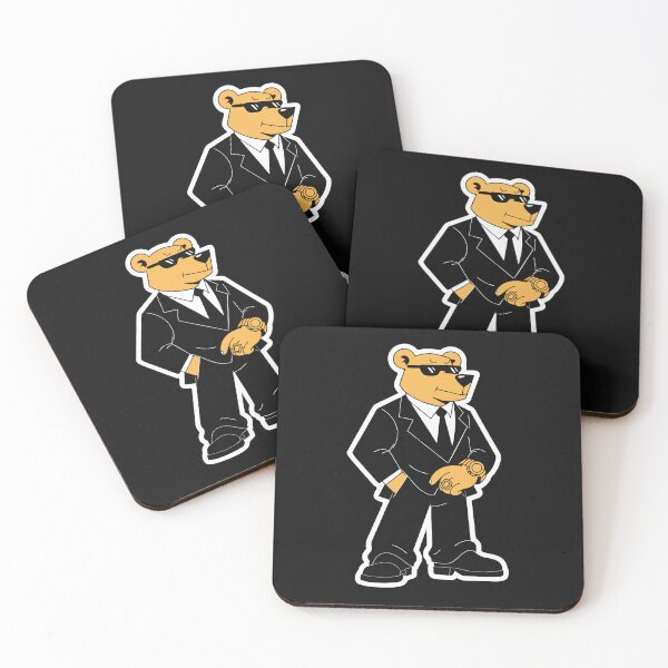 Item preview, Mafia Bear Cartoon Sticker designed and sold by inkfusionhub99.