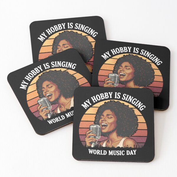 Item preview, Vintage Retro Singer Woman Art – World Music Day designed and sold by Art-Arcade6.