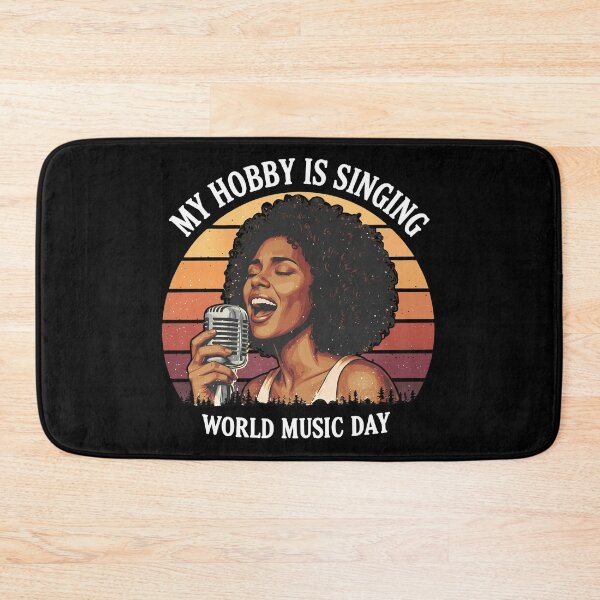 Item preview, Vintage Retro Singer Woman Art – World Music Day designed and sold by Art-Arcade6.