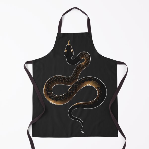 Aperçu de l'œuvre Autocollant artistique de serpent de luxe créée et vendue par inkfusionhub99.