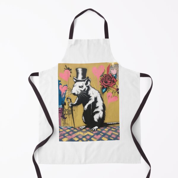 Item preview, Banksy Rat Flower Rose Street Art Vintage Colorfull designed and sold by Avarestokes.