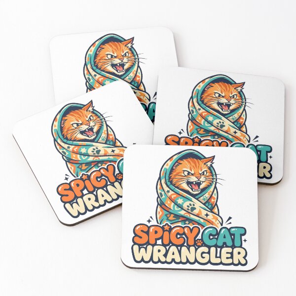 Item preview, Spicy Cat Wrangler Vet Tech Funny Veterinarian Appreciation Shirt designed and sold by Osmose-Studio ⭐⭐⭐⭐⭐.