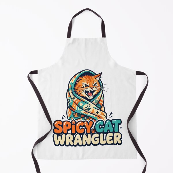 Item preview, Spicy Cat Wrangler Vet Tech Funny Veterinarian Appreciation Shirt designed and sold by Osmose-Studio ⭐⭐⭐⭐⭐.
