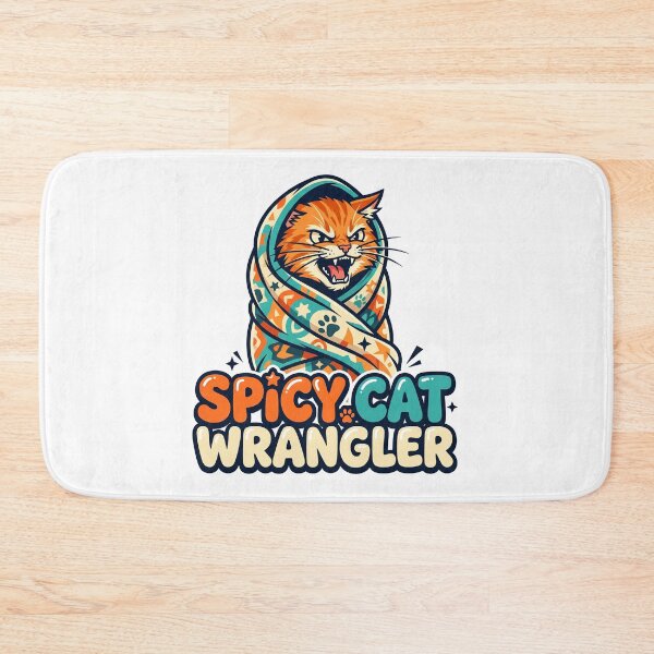 Item preview, Spicy Cat Wrangler Vet Tech Funny Veterinarian Appreciation Shirt designed and sold by Osmose-Studio ⭐⭐⭐⭐⭐.