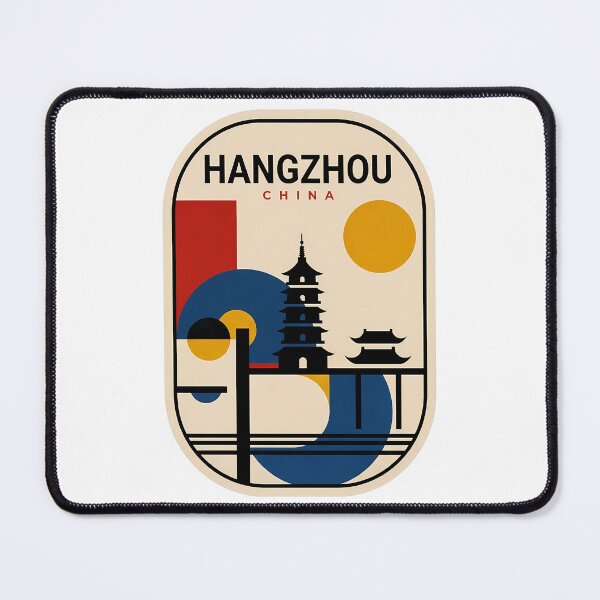 Item preview, Minimalist Hangzhou China West Lake Pagoda Retro designed and sold by k3rstman1.