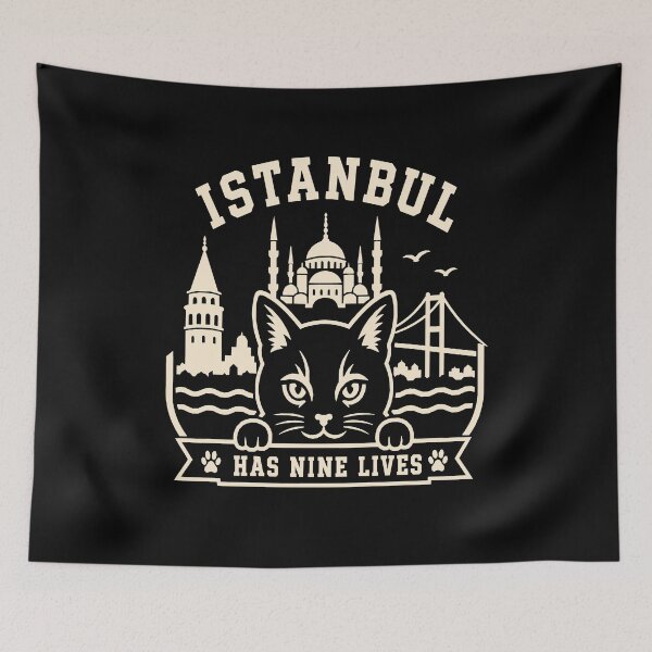 Item preview, Istanbul Cat Has Nine Lives designed and sold by Lyfeinsights.