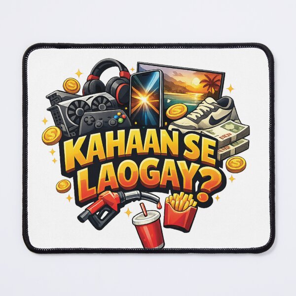 Item preview, Kahan Se Laogay Funny Meme Design – Desi Humor Aesthetic Sticker, Sarcastic Quote T-Shirt, Gen Z Trend designed and sold by Graphic Therapist.