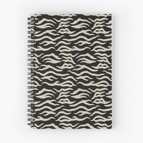 Item preview, Black and Sand tiger print designed and sold by pattern-archive.