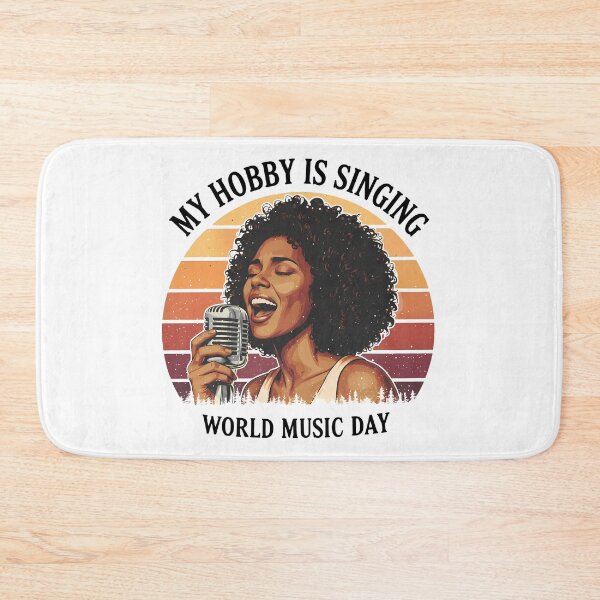 Item preview, Vintage Retro Singer Woman Art – World Music Day designed and sold by Art-Arcade6.