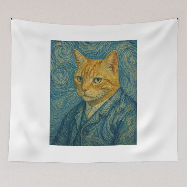 Item preview, Mittens Van Gogh designed and sold by FyreHorse Designs.
