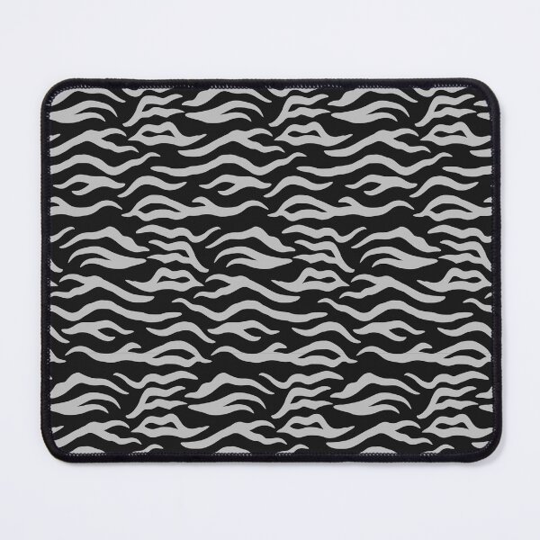 Item preview, Black and Silver tiger print designed and sold by pattern-archive.