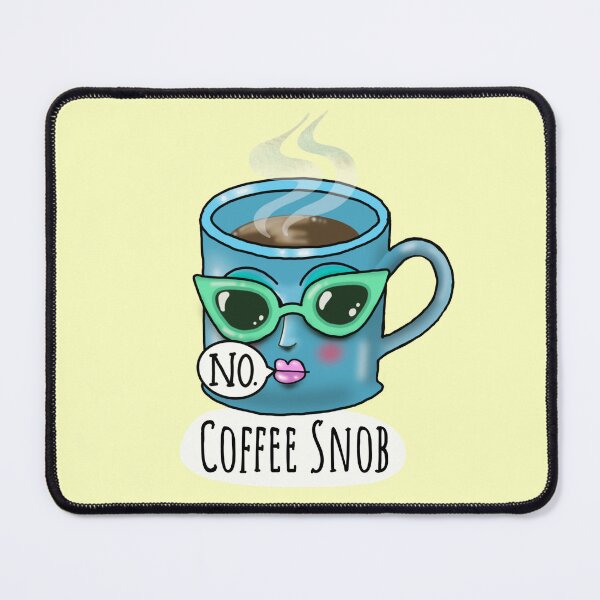 Item preview, Coffee Snob Yellow designed and sold by MsBrillMakes.