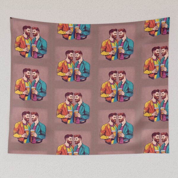 Item preview, Romantic Couple Aesthetic Art designed and sold by MMV2612.