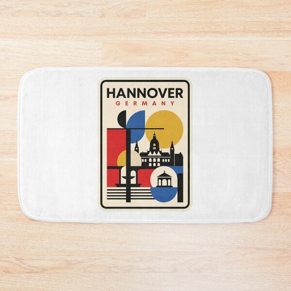 Item preview, Hannover Germany Abstract Geometric Cityscape Skyline designed and sold by k3rstman1.