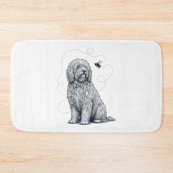Item preview, Komondor Bumble Bee Honeybee Dog Lover designed and sold by Kimberley King Art  King Art.