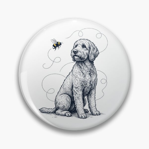 Item preview, Labradoodle Bumble Bee Honeybee Dog Lover designed and sold by Kimberley King Art  King Art.