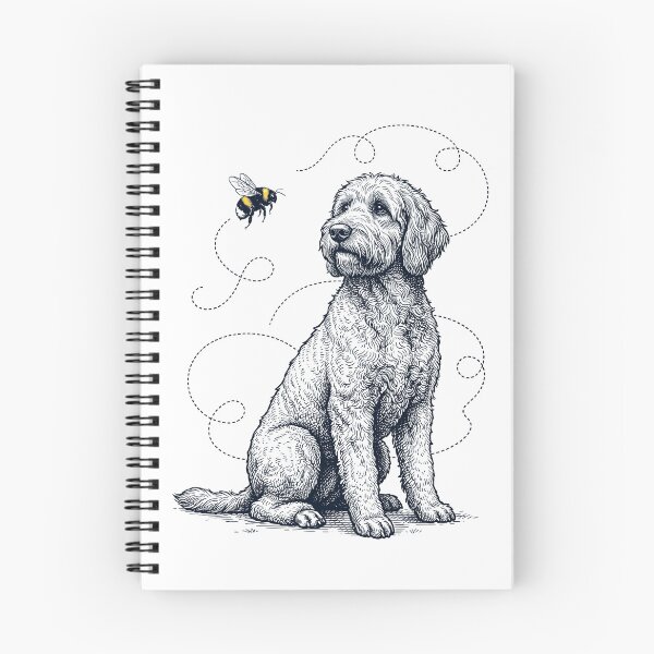 Item preview, Labradoodle Bumble Bee Honeybee Dog Lover designed and sold by Kimberley King Art  King Art.