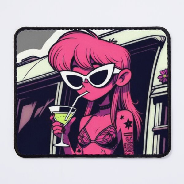 Item preview, “Smiley Van, Zero Chill: When the Bikini Barbarian Invented Road‑Trip Necromancy by Accident” designed and sold by Print Fiction.