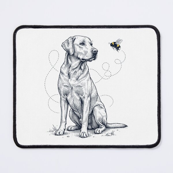 Item preview, Labrador Retriever Bumble Bee Honeybee Dog Lover designed and sold by Kimberley King Art  King Art.