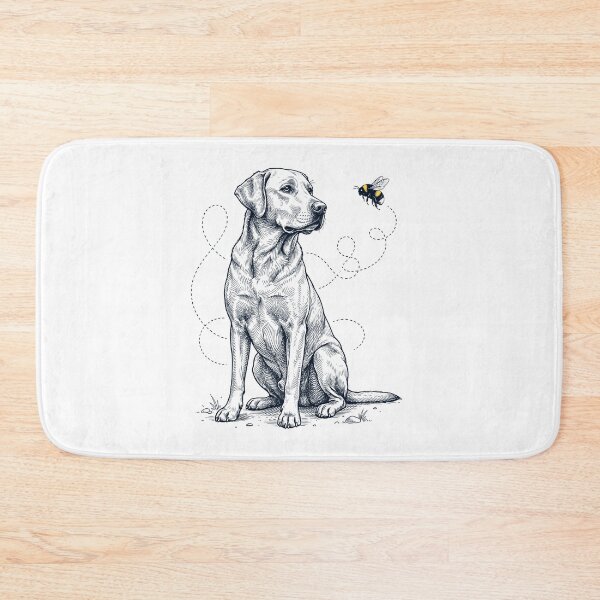 Item preview, Labrador Retriever Bumble Bee Honeybee Dog Lover designed and sold by Kimberley King Art  King Art.
