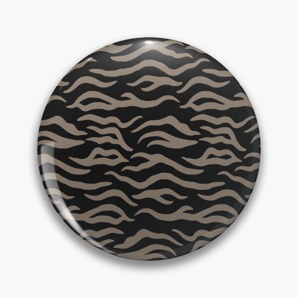 Item preview, Black and Taupe tiger print designed and sold by pattern-archive.
