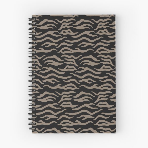 Item preview, Black and Taupe tiger print designed and sold by pattern-archive.