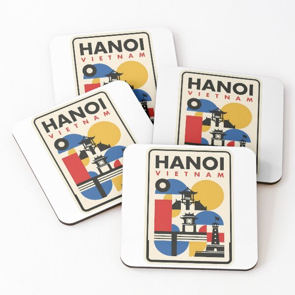 Item preview, Hanoi Vietnam Geometric Abstract Mid Century Travel designed and sold by k3rstman1.