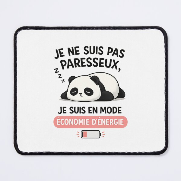 Item preview, Tired Panda in Energy Saving Mode designed and sold by KM Design.
