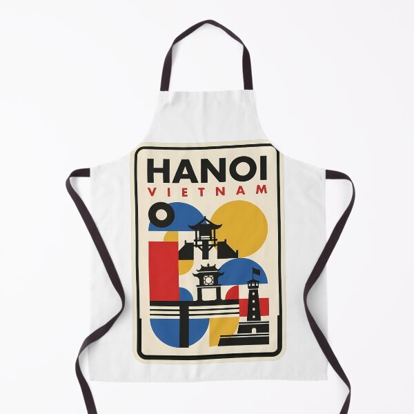 Item preview, Hanoi Vietnam Geometric Abstract Mid Century Travel designed and sold by k3rstman1.