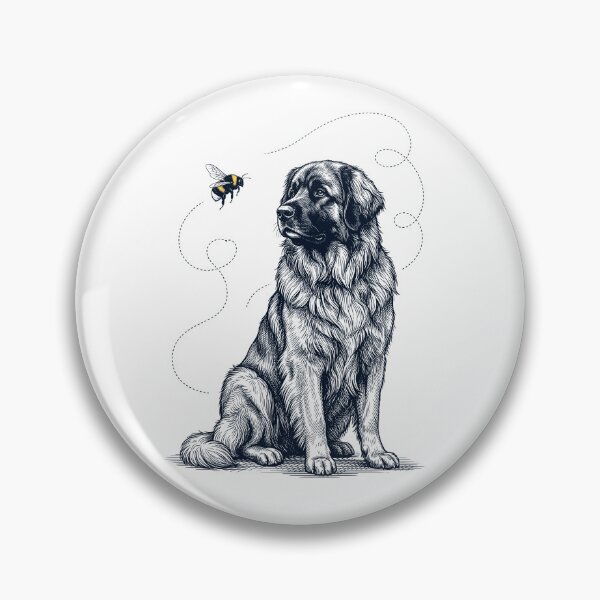 Item preview, Leonberger Bumble Bee Honeybee Dog Lover designed and sold by Kimberley King Art  King Art.