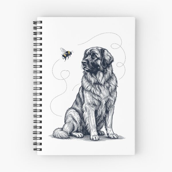 Item preview, Amante de los perros Leonberger Bumble Bee Honeybee designed and sold by Kimberley King Art  King Art.
