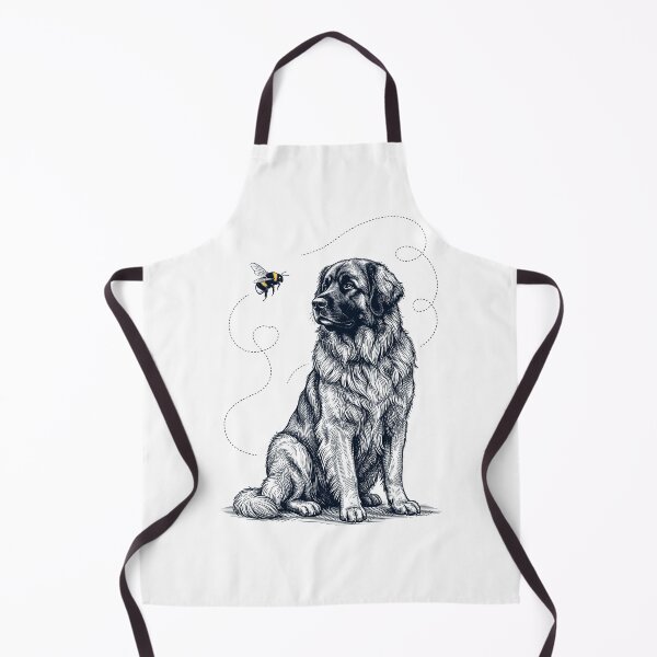Aperçu de l'œuvre Leonberger Bumble Bee Honeybee Dog Lover créée et vendue par Kimberley King Art King Art.