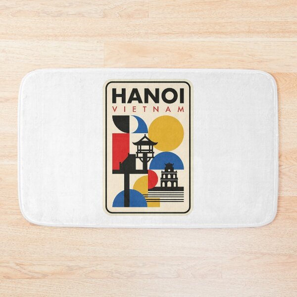 Item preview, Retro Geometric Hanoi Vietnam Travel Theme designed and sold by k3rstman1.