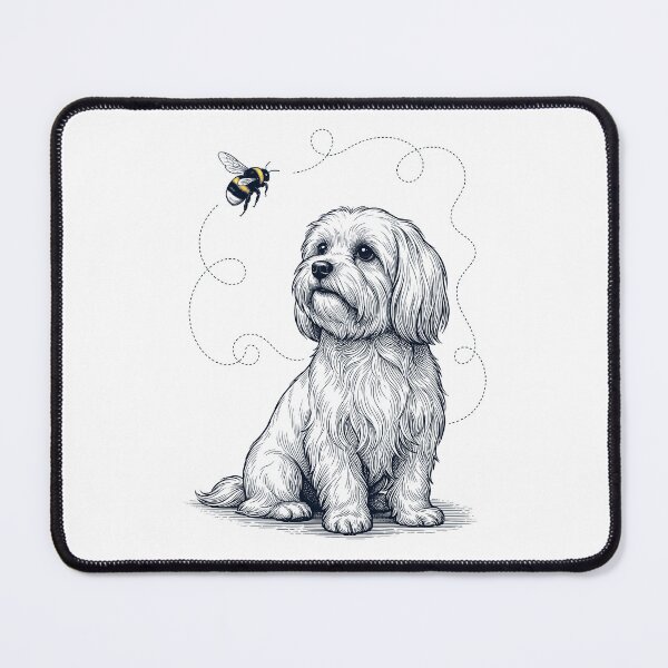 Item preview, Maltese Bumble Bee Honeybee Dog Lover designed and sold by Kimberley King Art  King Art.