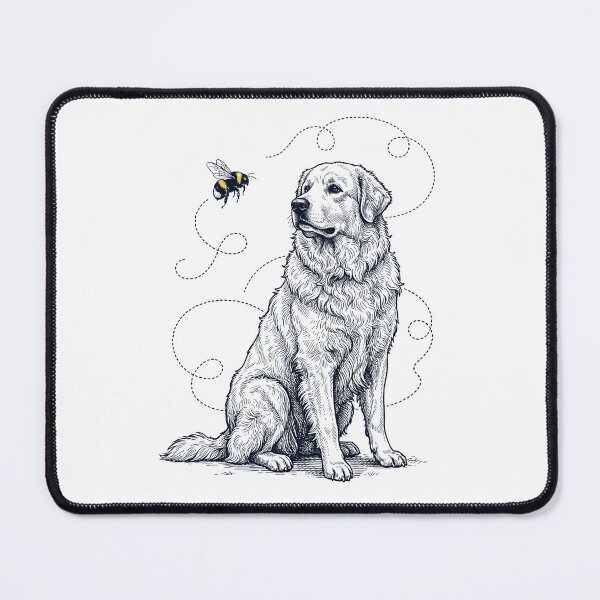 Item preview, Maremma Sheepdog Bumble Bee Honeybee Dog Lover designed and sold by Kimberley King Art  King Art.