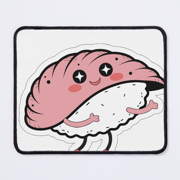 Item preview, Kawaii Sushi Characters Sticker designed and sold by inkfusionhub99.
