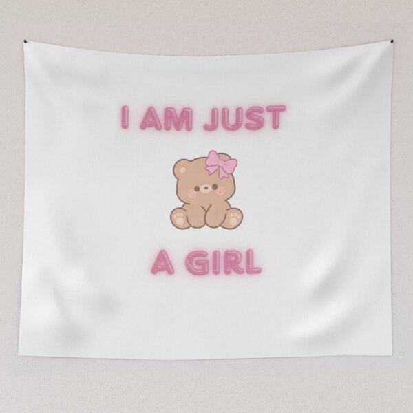 Item preview, I am just a girl designed and sold by VibeForge777.