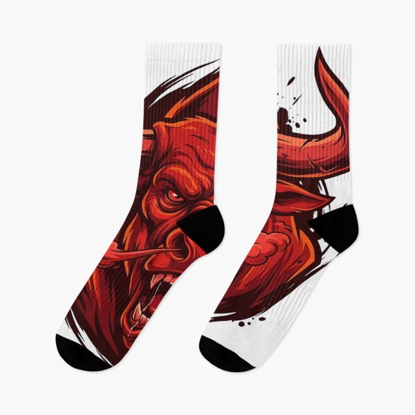 Item preview, Angry Red Bull Mascot Illustration - Badass Raging Taurus  designed and sold by BULLcompany.