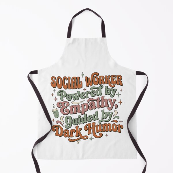 Item preview, Social Worker Powered by Empathy Guided by Dark Humor Funny Gift T-Shirt designed and sold by Osmose-Studio ⭐⭐⭐⭐⭐.