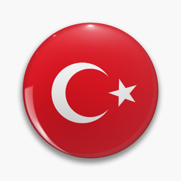Item preview, Turkey Circle Flag TR designed and sold by shitpostee.