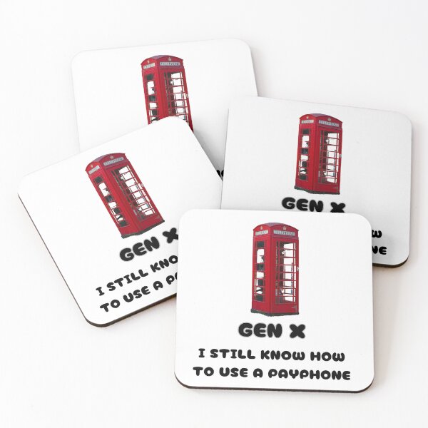 Item preview, Retro red Phone Box Tee, Gen X I still Know How T-shirt designed and sold by Teechuckle.