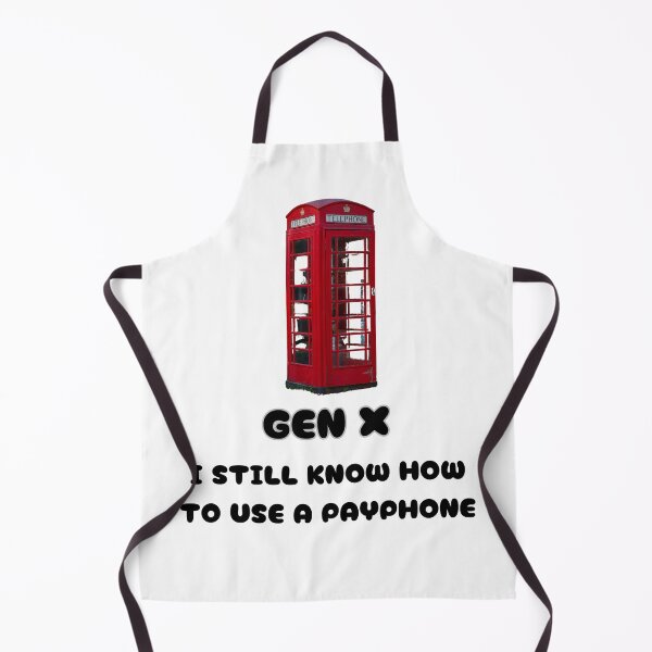 Item preview, Retro red Phone Box Tee, Gen X I still Know How T-shirt designed and sold by Teechuckle.